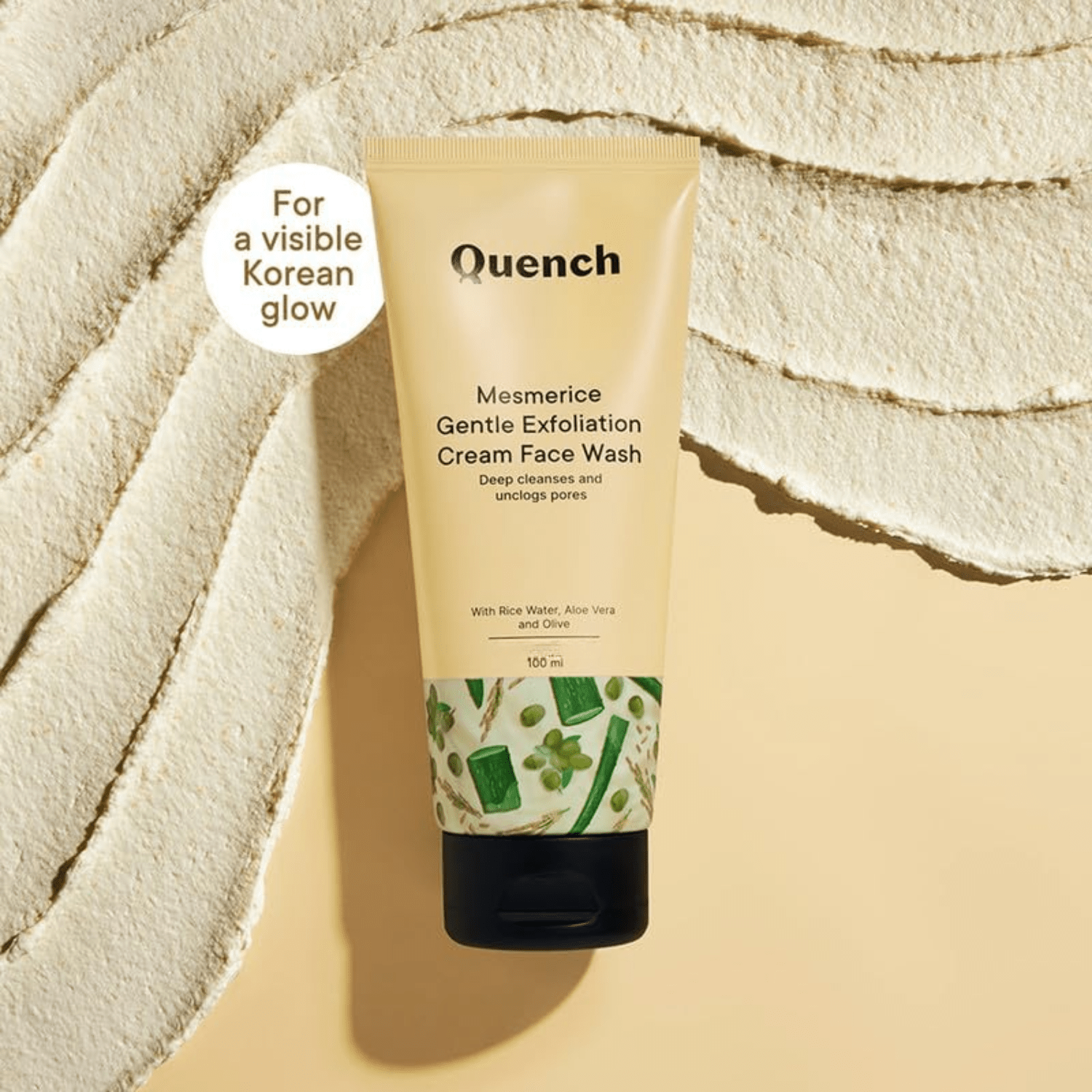 K Glass Face Wash with Rice Water - Brightening Korean Cleanser by Zero Care Pakistan