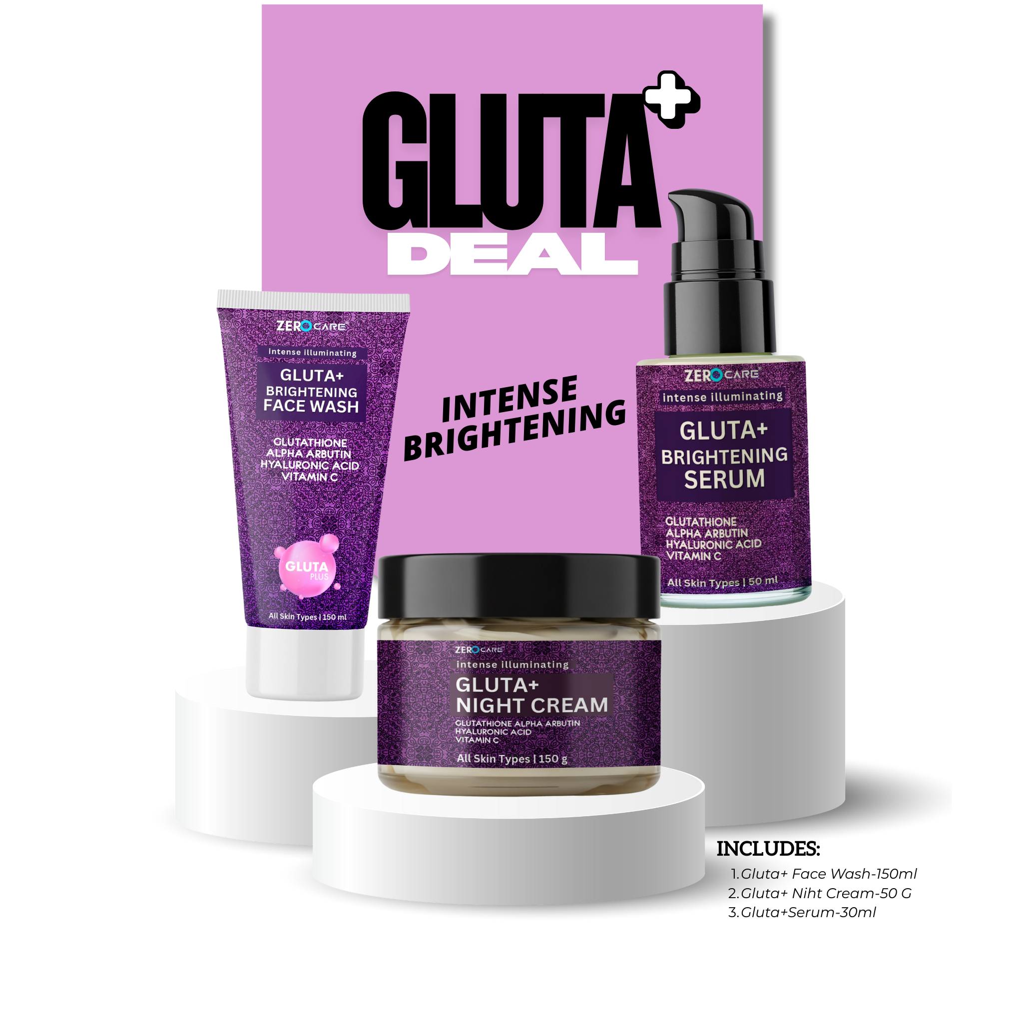 G1 Gluta+ Brightening Deal - Zero Care Pakistan