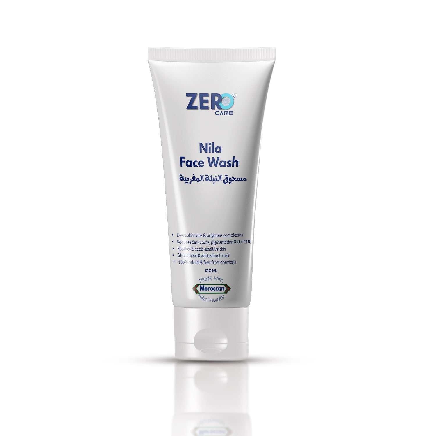 Moroccan Nila Face Wash 150ml tube - Brightening and Hydrating Cleanser by Zero Care Pakistan