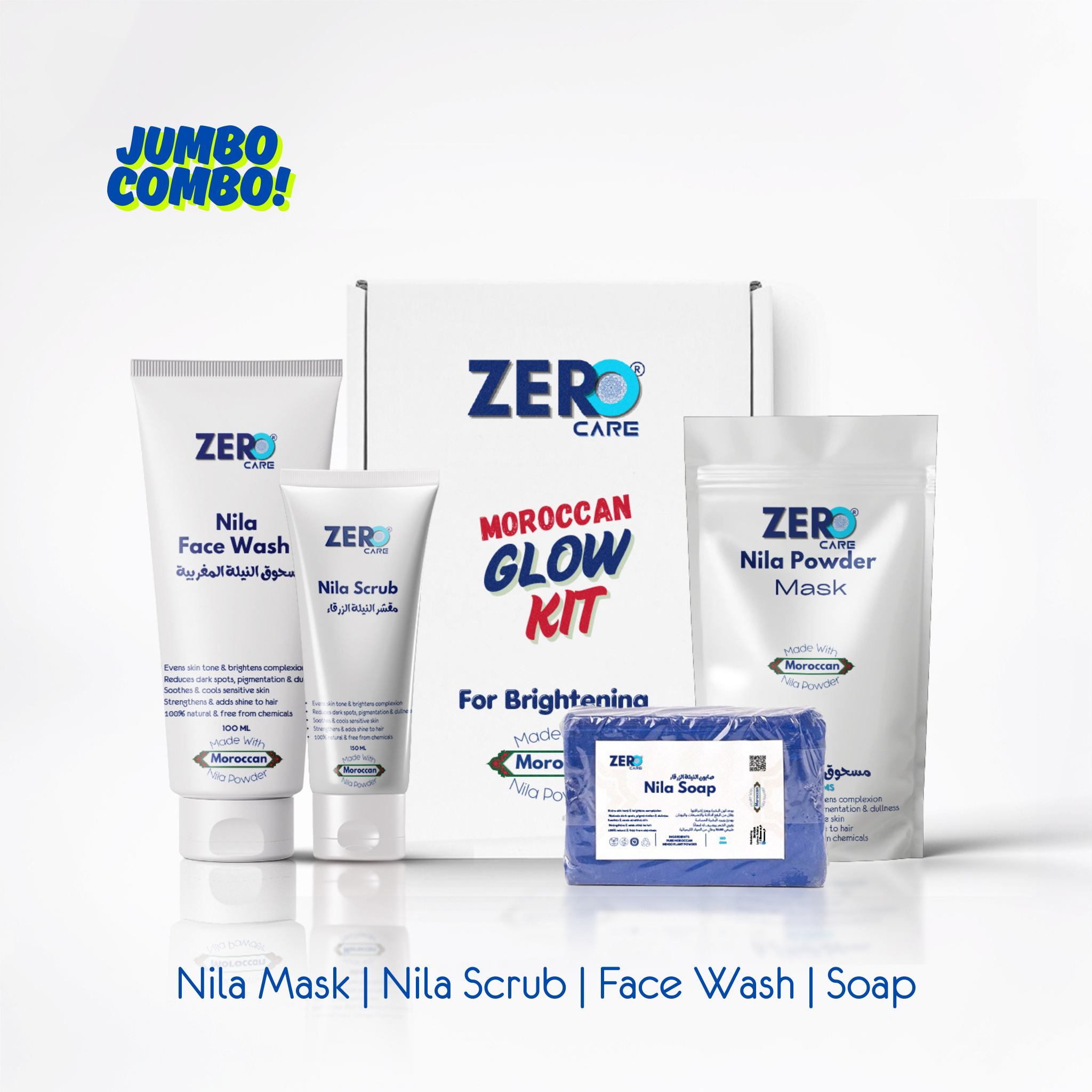 4 in 1 Moroccan Nila Powder Deal - Zero Care Pakistan