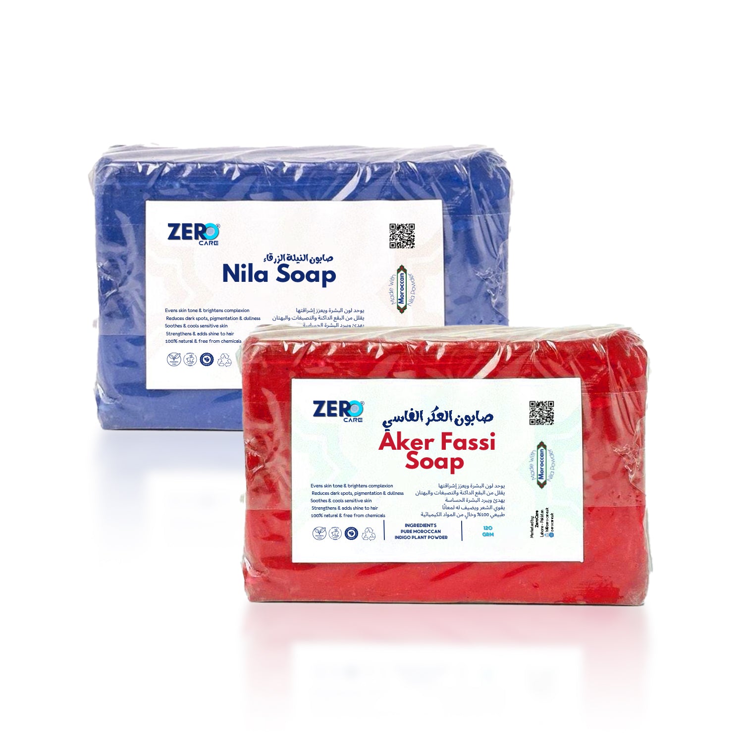 ZC 2S Aker Fassi & Nila Soap Bar - Zero Care Pakistan