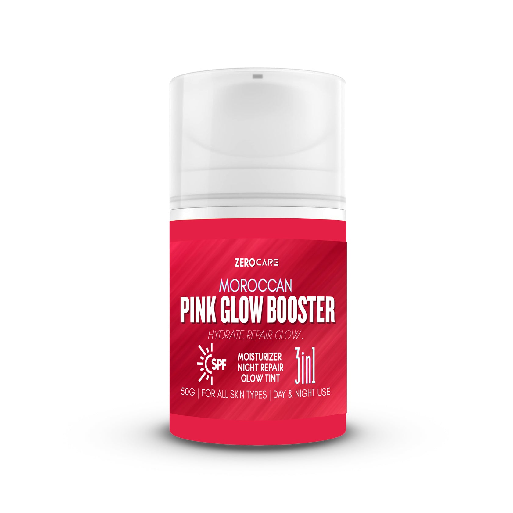 ZC 101 | Pink Glow Booster Gel Cream 50g - Zero Care Pakistan