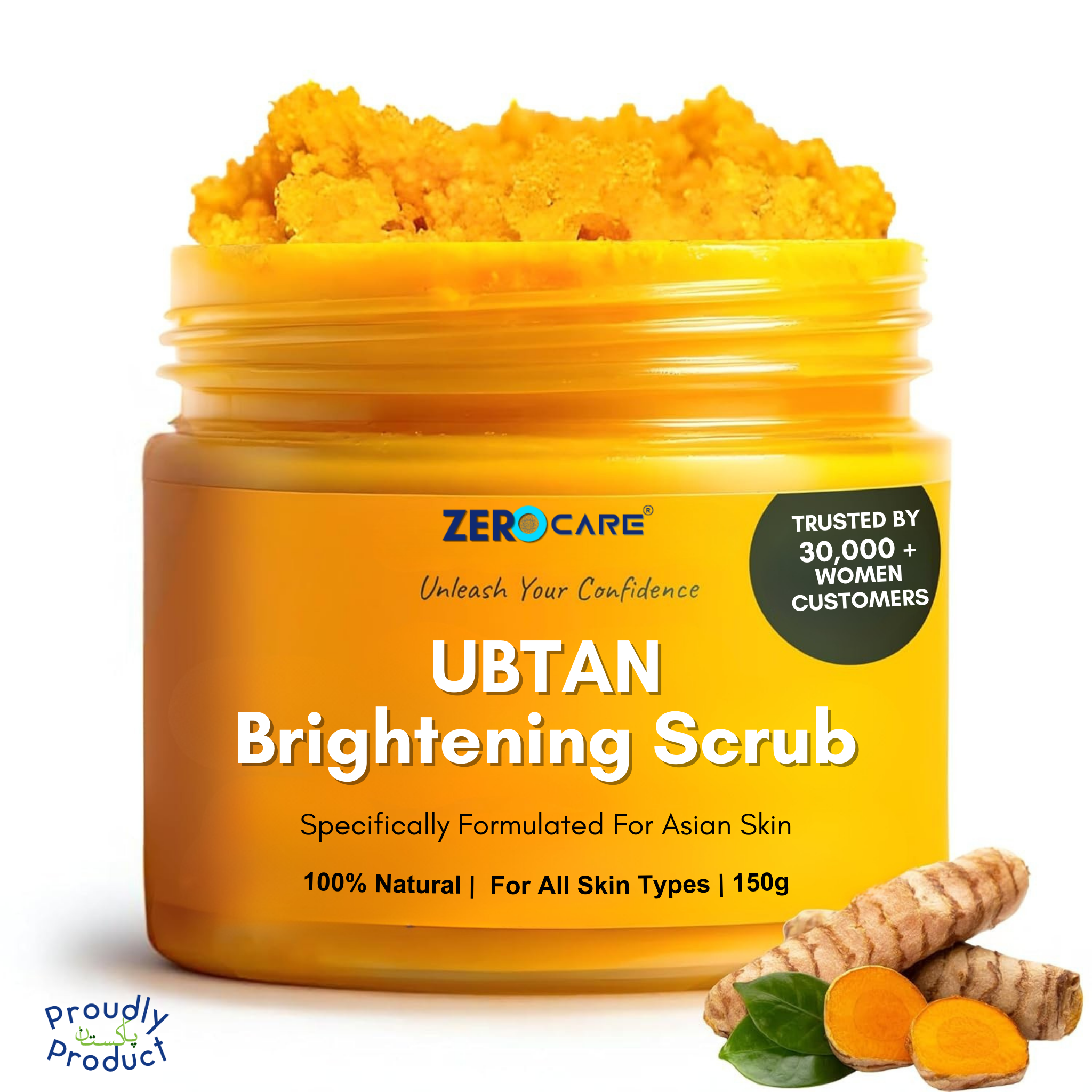 Ubtan Brightening Scrub - Zero Care Pakistan