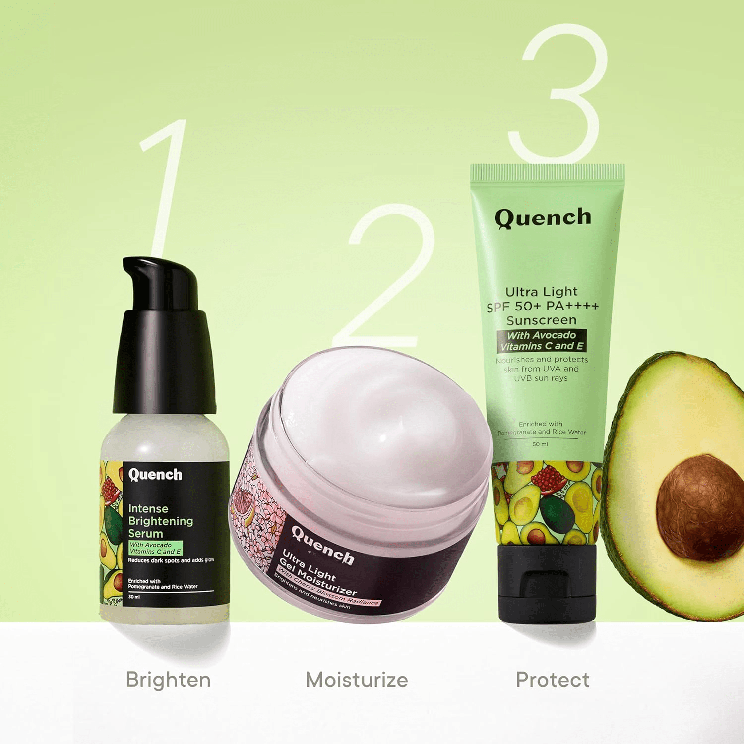 ZC Q2 Korean Brightening Combo Pack - Rice Water Face Wash and Gel Moisturiser by Zero Care Pakistan
