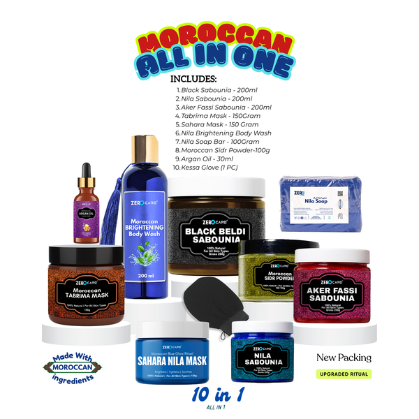 All-in-One Moroccan Hammam Combo - Zero Care Pakistan